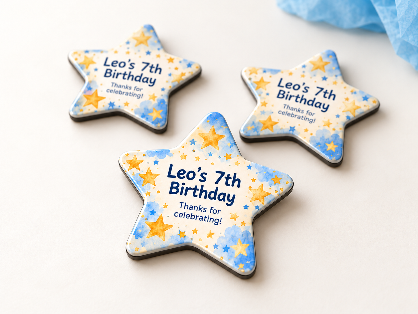 Personalised Star Fridge Magnets