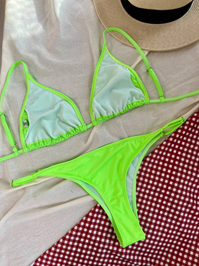 Bikini Alana Lisa - Verde Flúo 2
