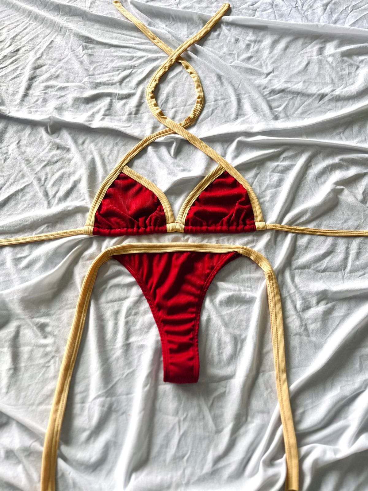 Bikini Cora Morley - Bordó con Vainilla