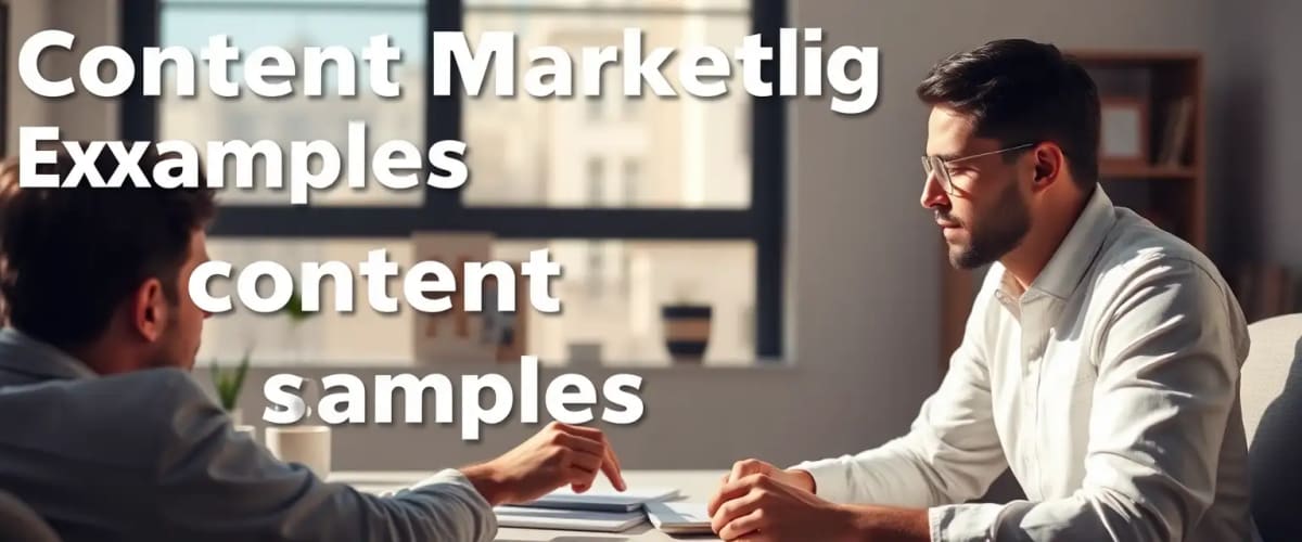 content marketing examples — 1) Start with your strongest service and build a story around it