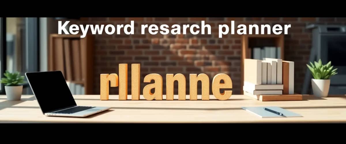 keyword research planner — 1) Start with your actual business goals and budget