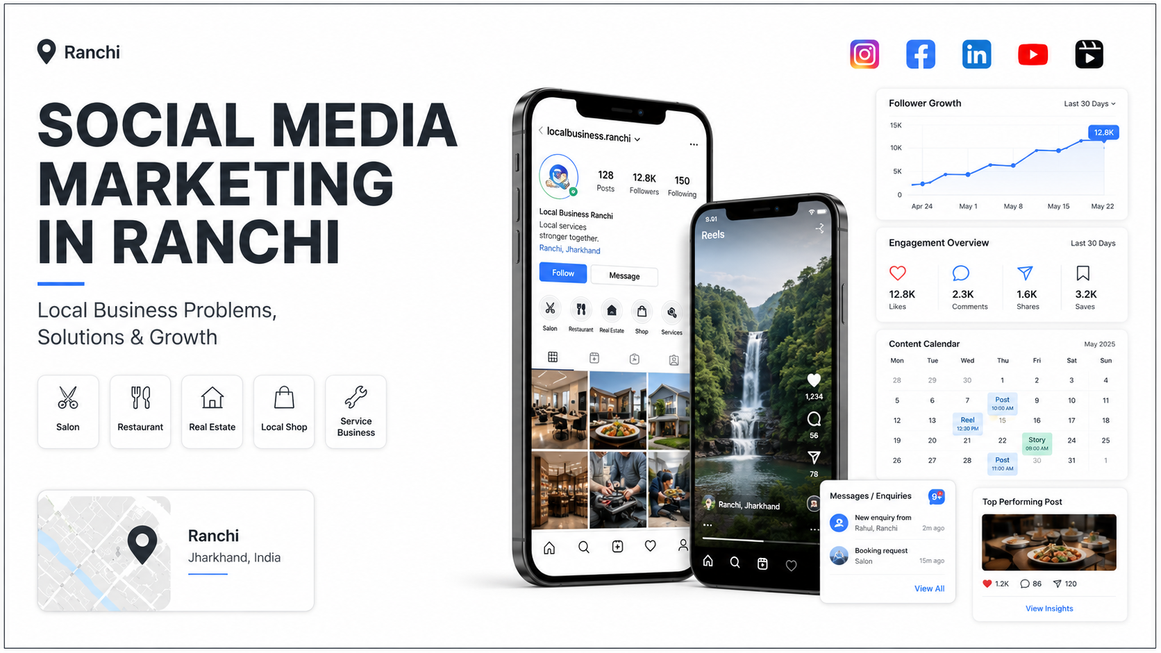 Social media marketing in Ranchi for local business growth