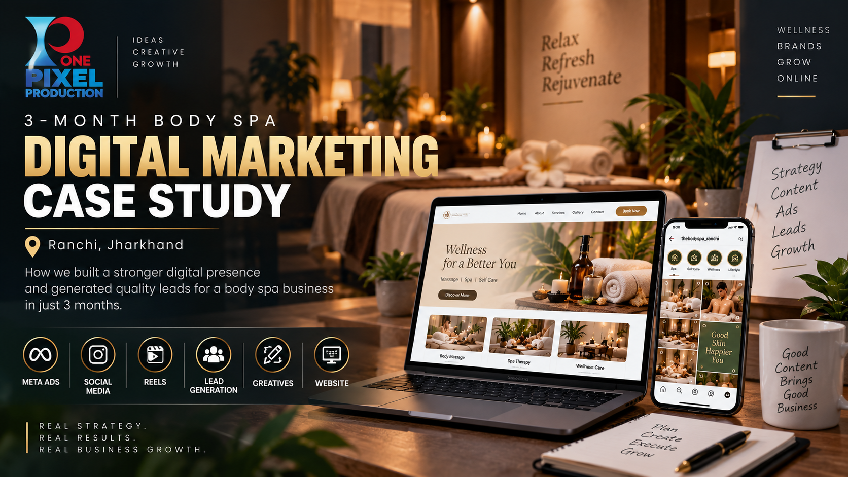 Body Spa Digital Marketing Campaign in Ranchi