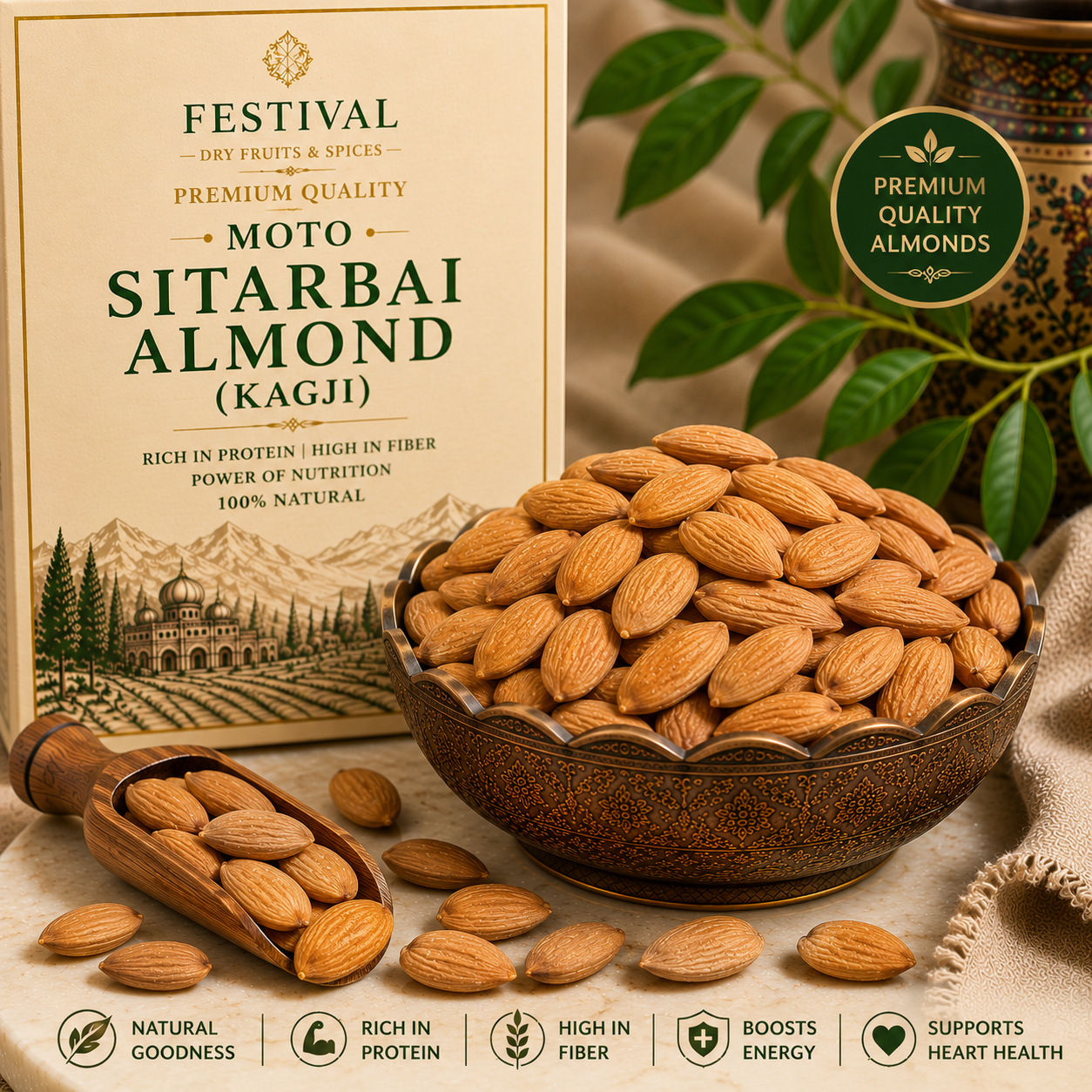 Moto Sitarbai Almond (Kagji)