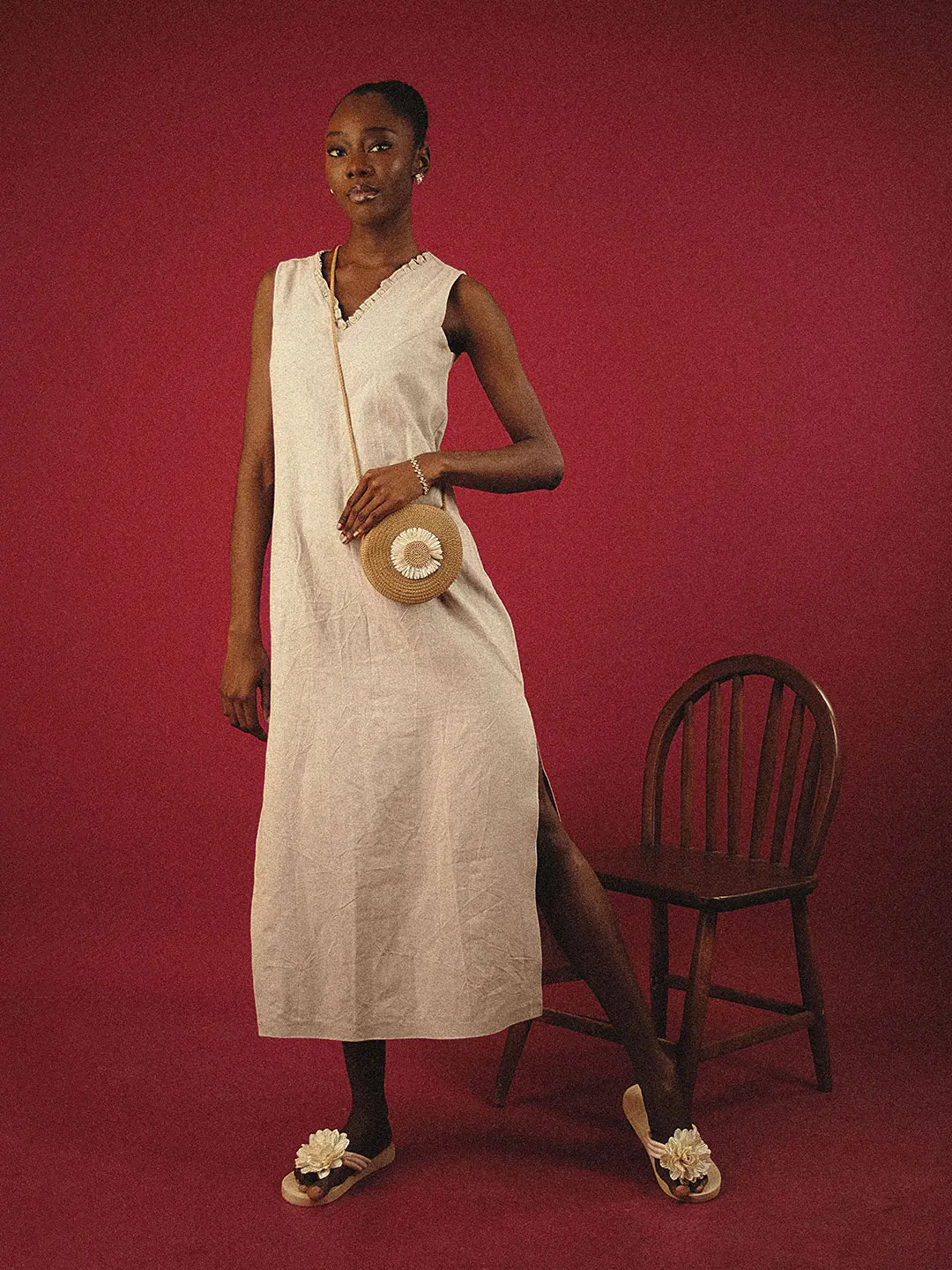 Loose armless gown - Image 6
