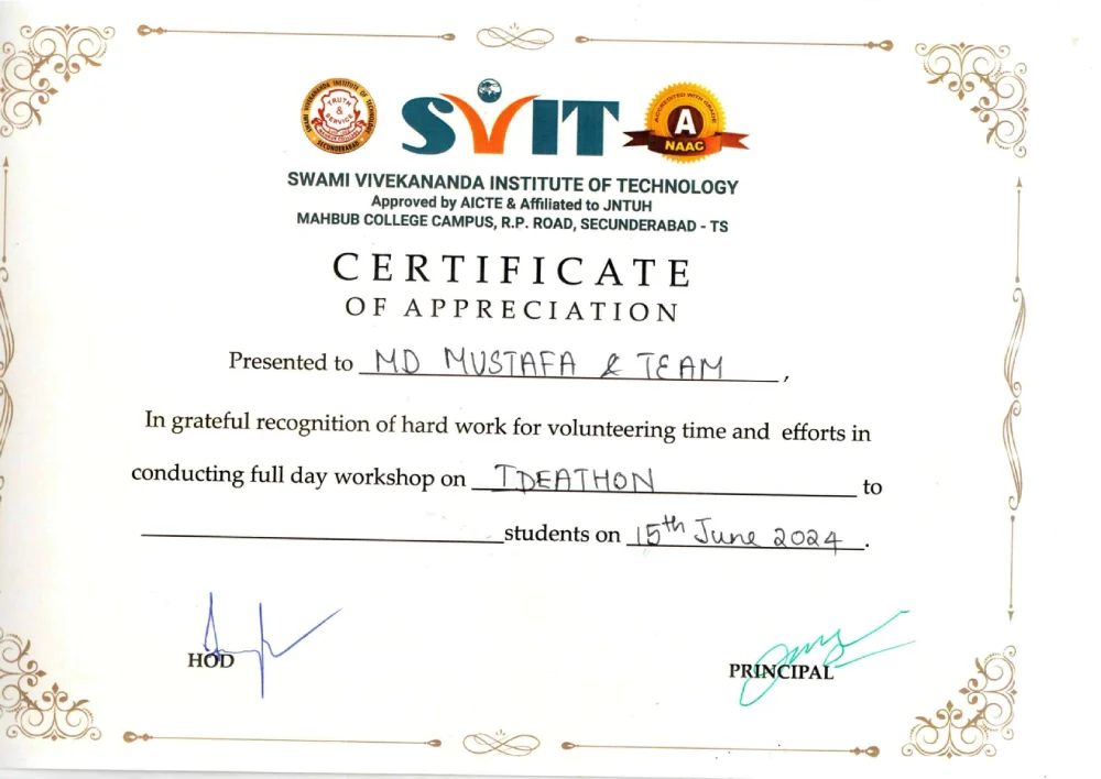 Ideathon Winner