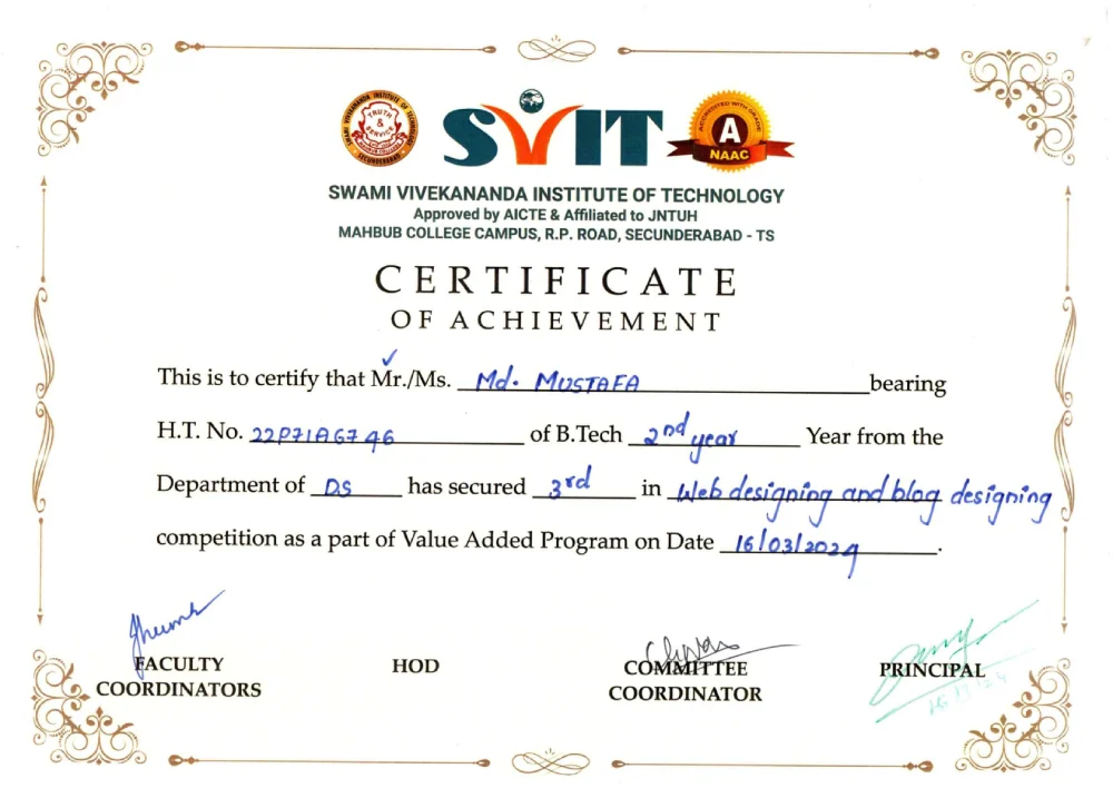 Web & Blog Designing