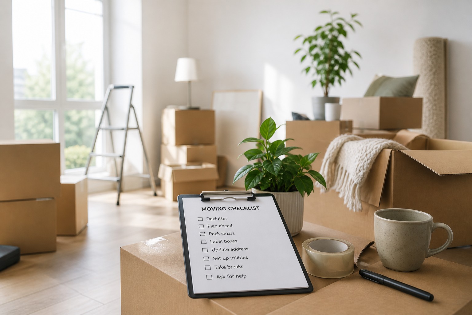 Why Organisation Reduces Stress When Moving
