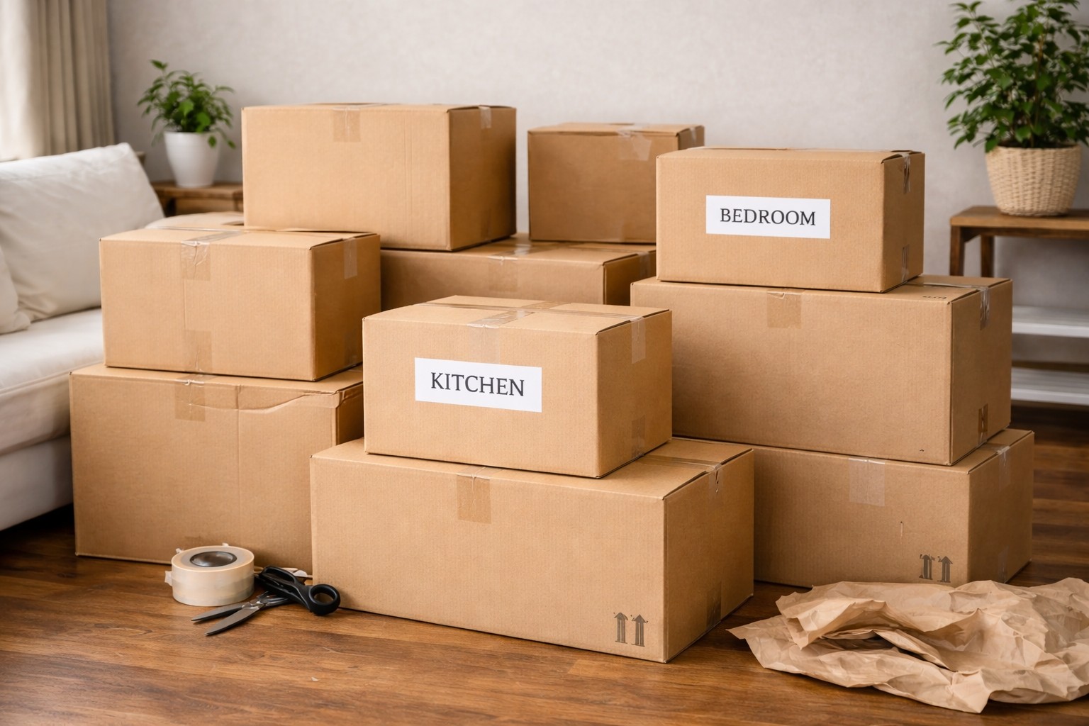 How Many Boxes Do You Need When Moving House?