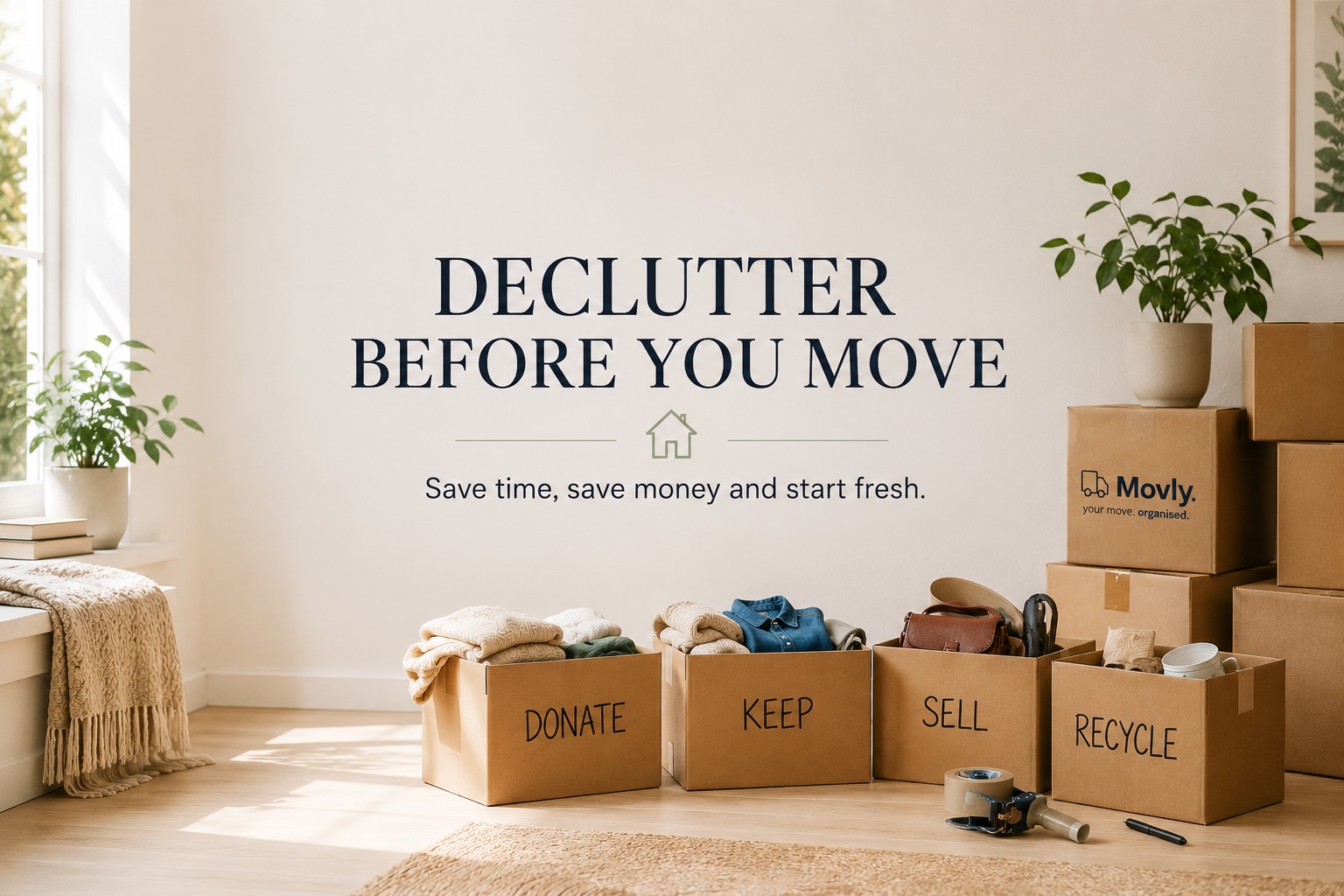 How to Declutter Before Moving House