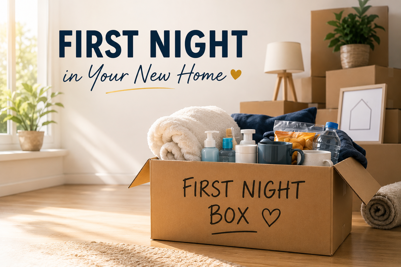 First night in a new house checklist