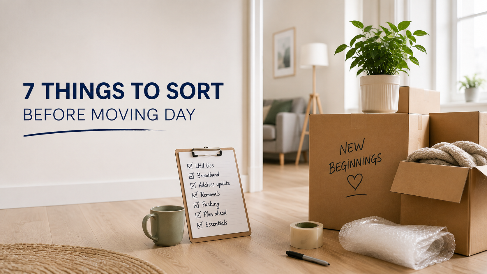 7 Things to Sort Before Moving Day: The UK Moving Checklist You Don’t Want to Forget