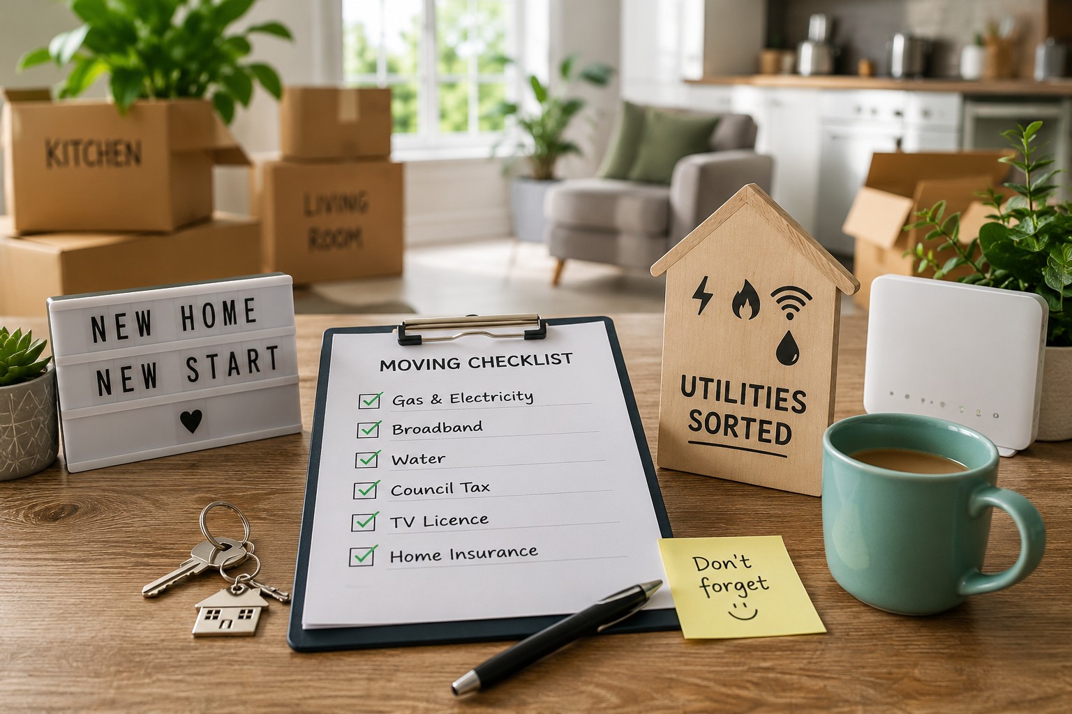 How to set up your utilities when you move (UK)