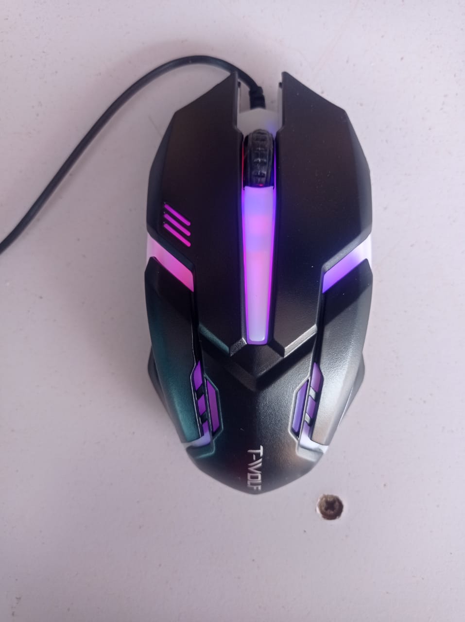 bajeal gaming mouse wired colorful lightimage