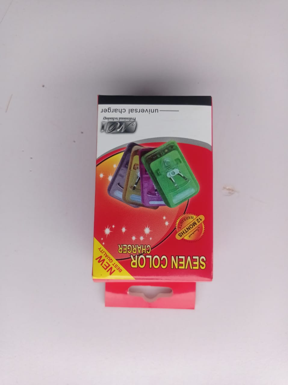 seven colors universal battery chargerimage