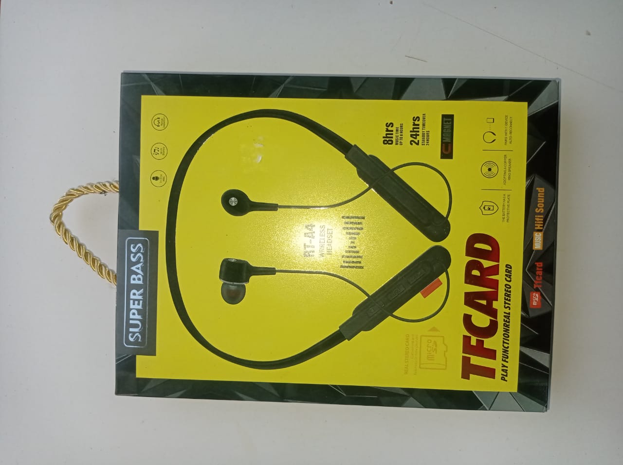 tf card neckband bluetooth headsetimage