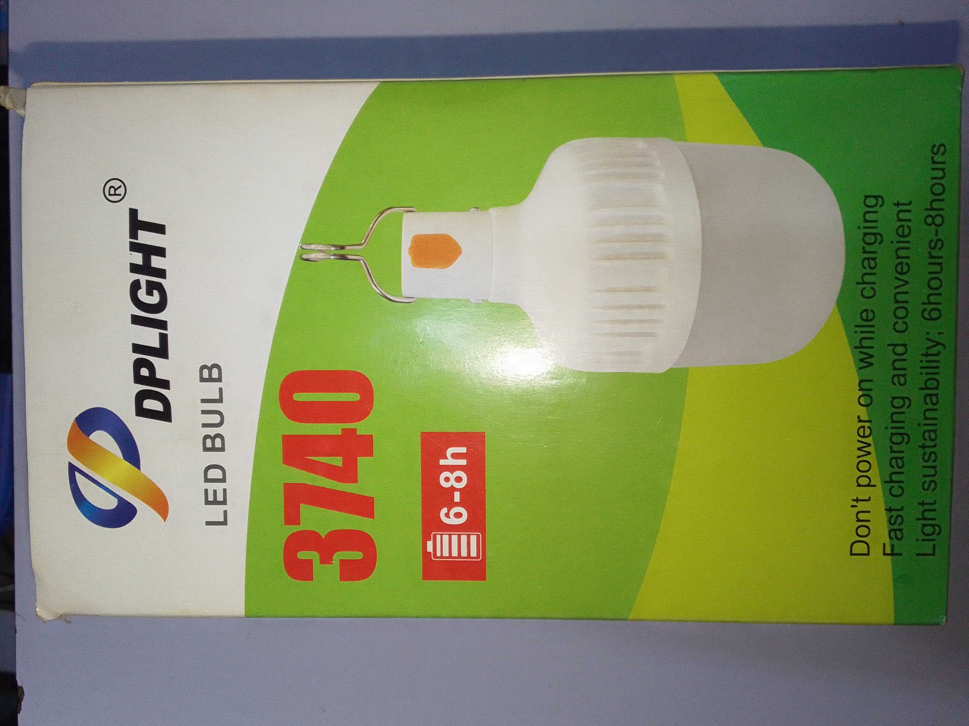dp light bulb rechargeable 40 wattsimage