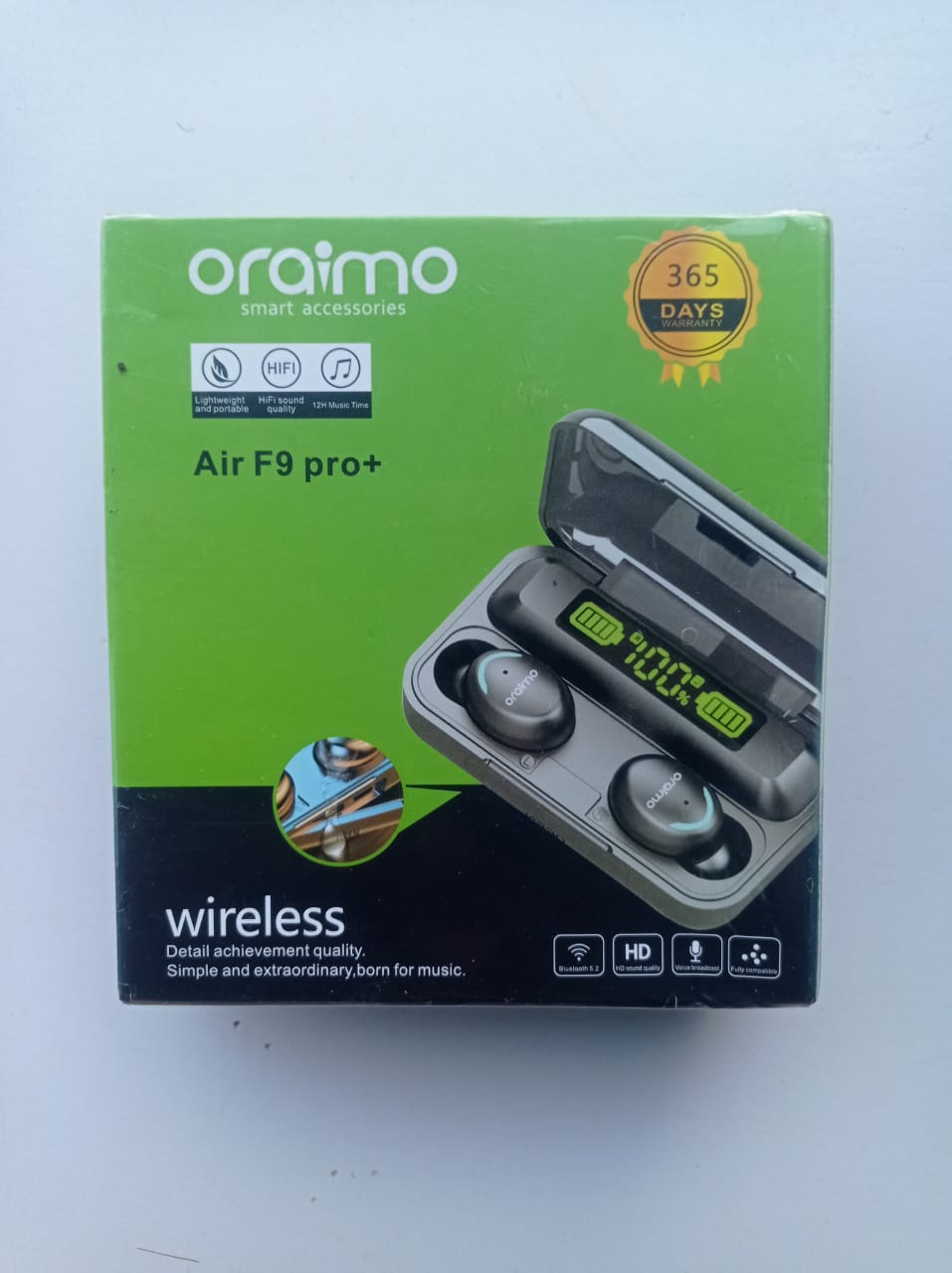 oraimo pods air f9 pro+ earbudsimage
