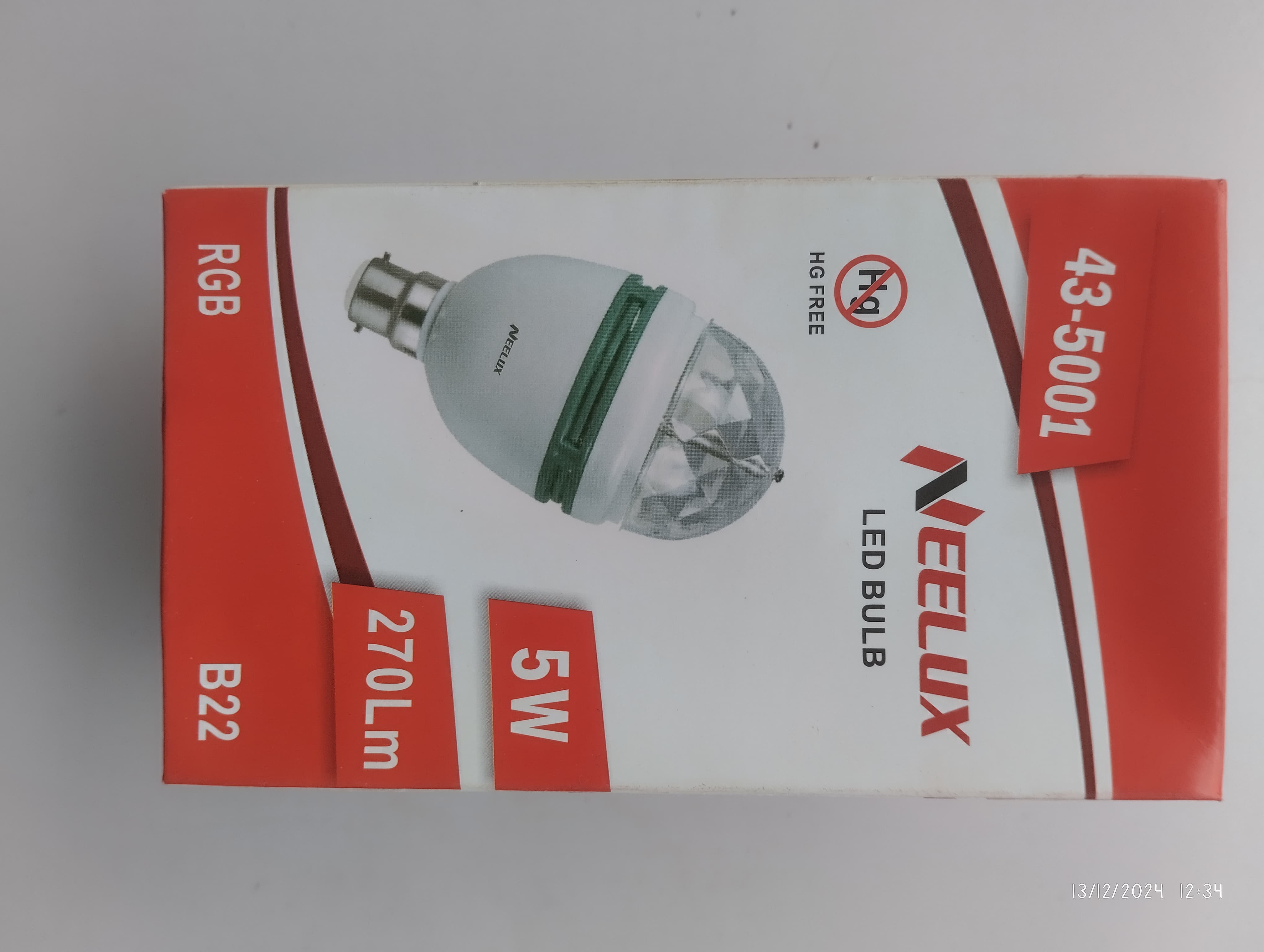 neelux led bulb rotating 5wimage