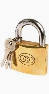 tri circle padlock 55mmimage