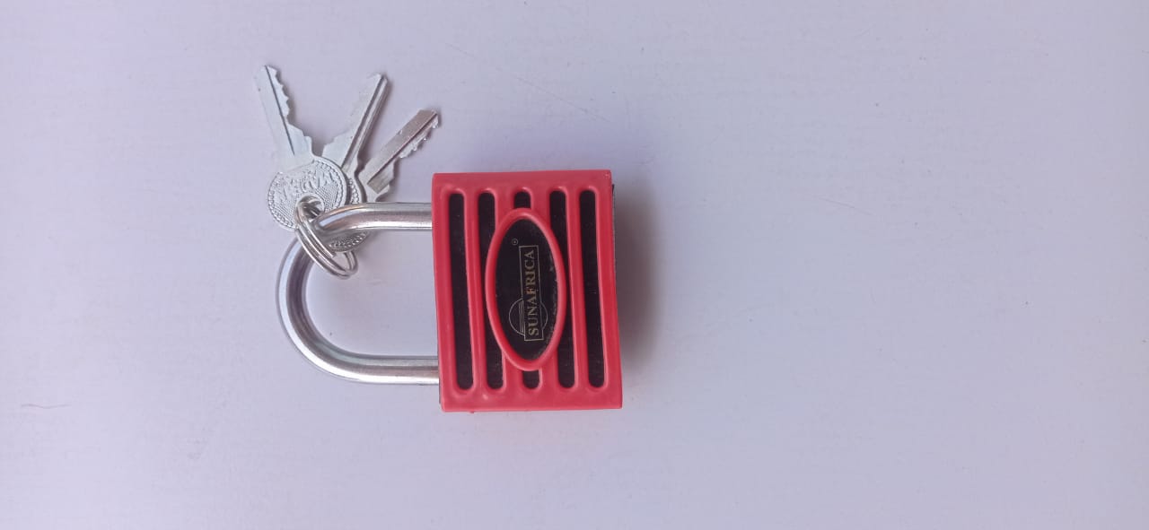 sun africa padlock 55mm iron lockimage