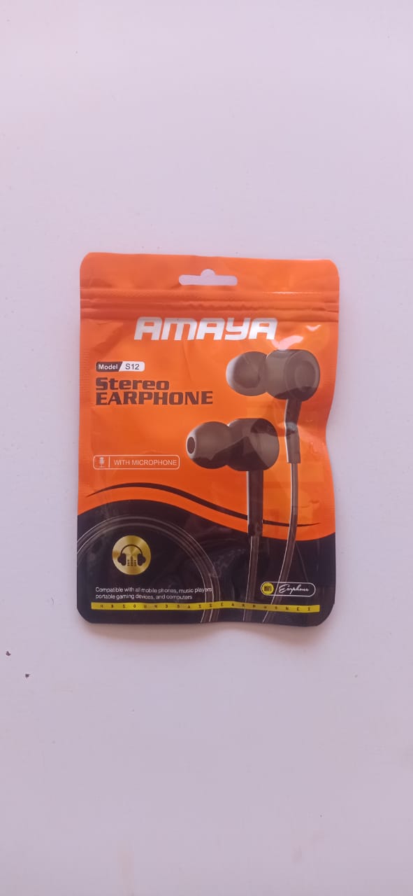 amaya earphones model s12image