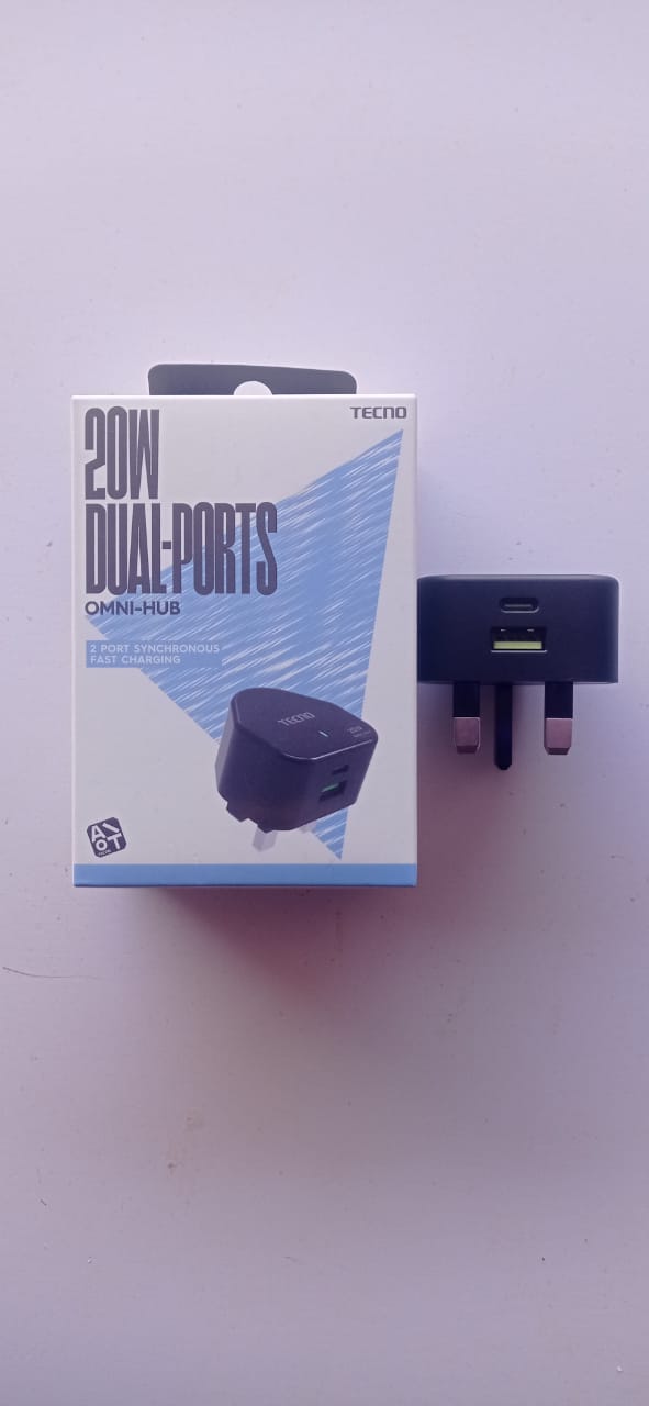 tecno header adapter 20w dual portsimage
