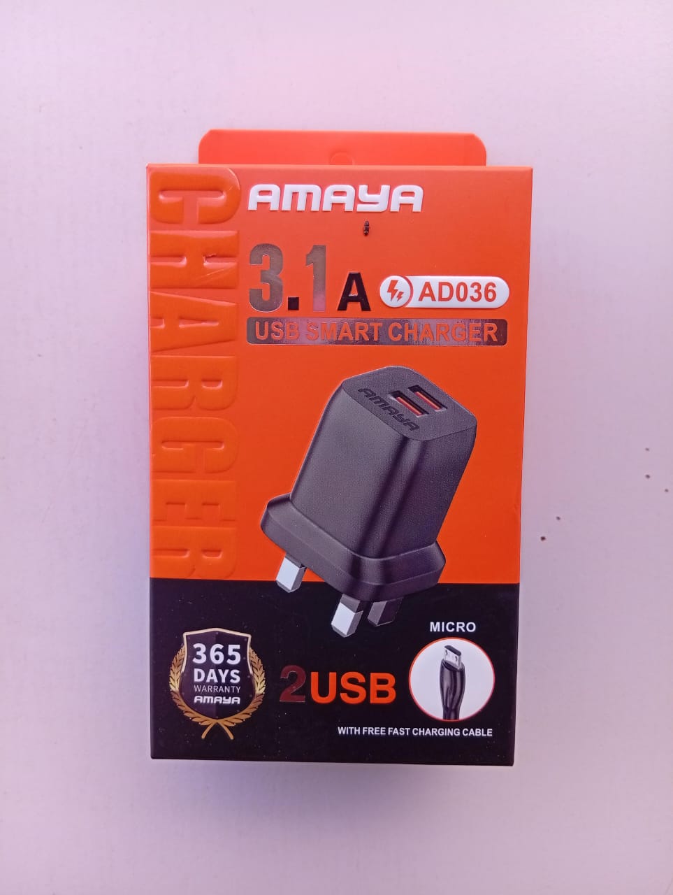 amaya charger 3.1a micro cableimage