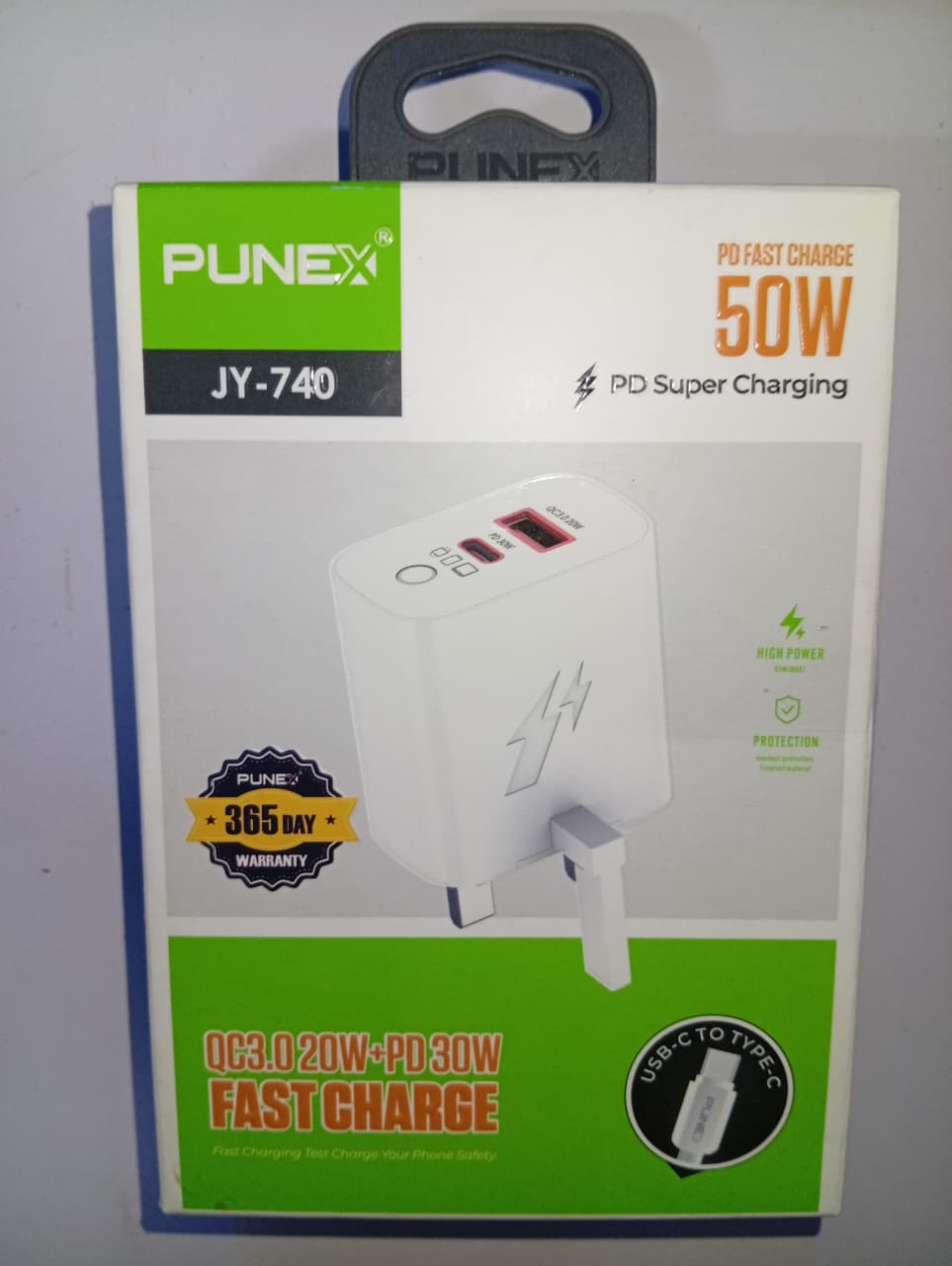 punex charger 50w c cimage