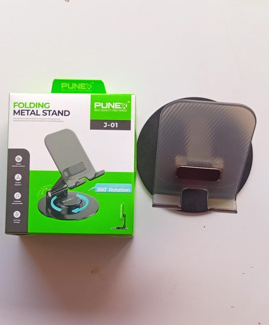 punex phone holder stand stable metallic rotating 360 degree j 01image
