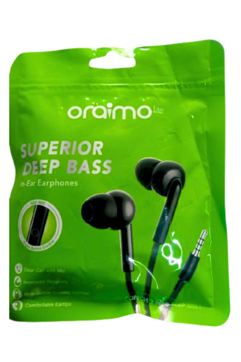 oraimo earphones lite deeper bassimage