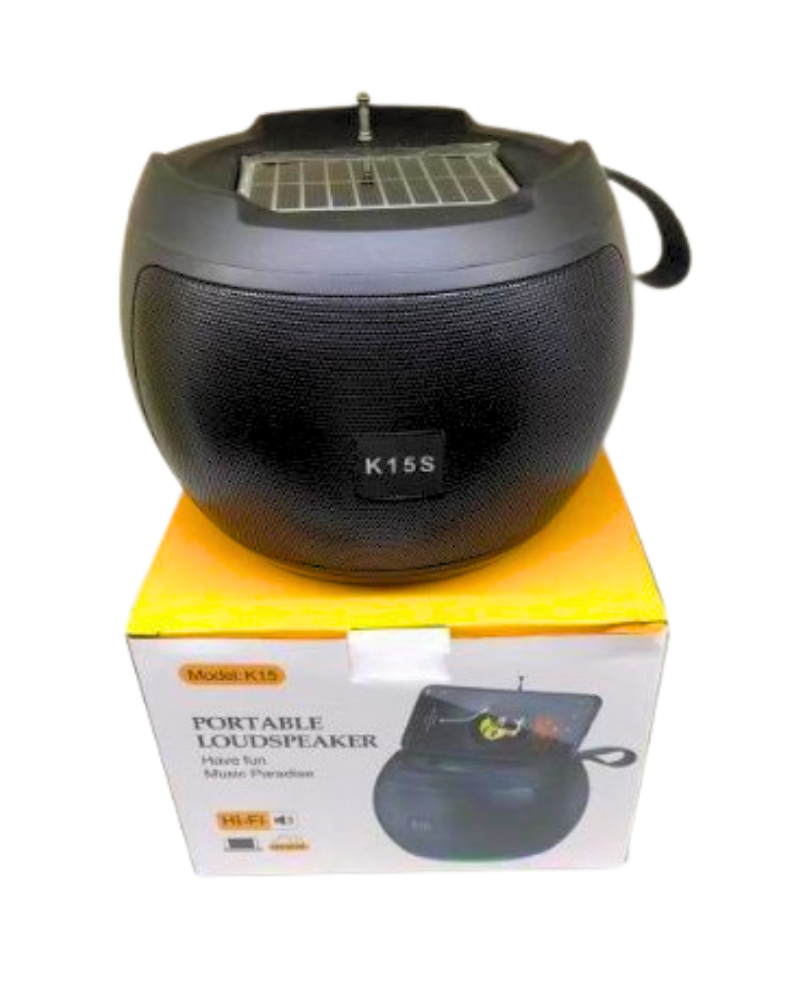 xkt portable loud speaker k15s Bluetooth with solar panelimage