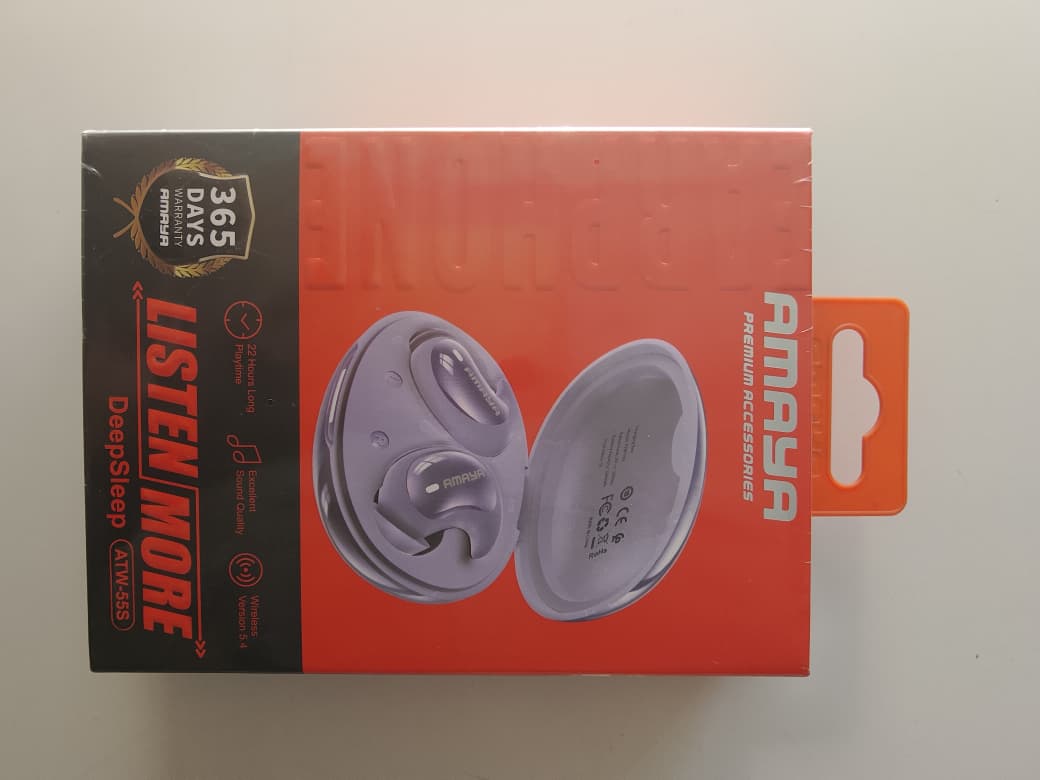 amaya earbuds wireless bluetooth atw 55s pods for sportsimage