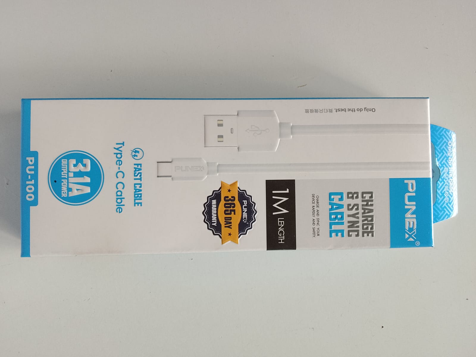 punex cable type c pu 100 fast charging data cableimage