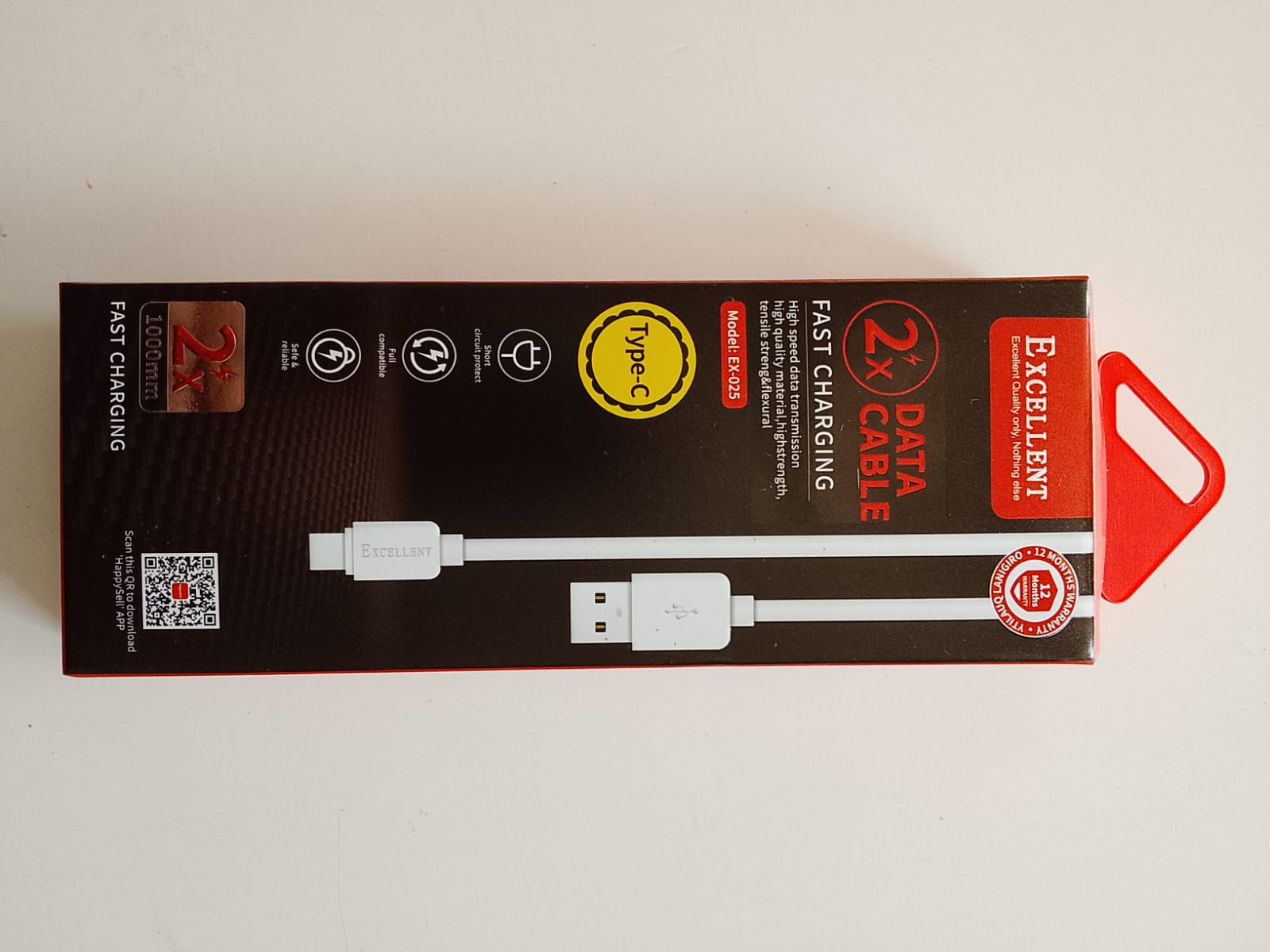 excellent cable type c 2x data cable ex 025image