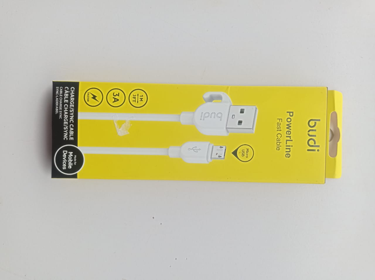 budi cable micro 3 amps fast charging type bimage