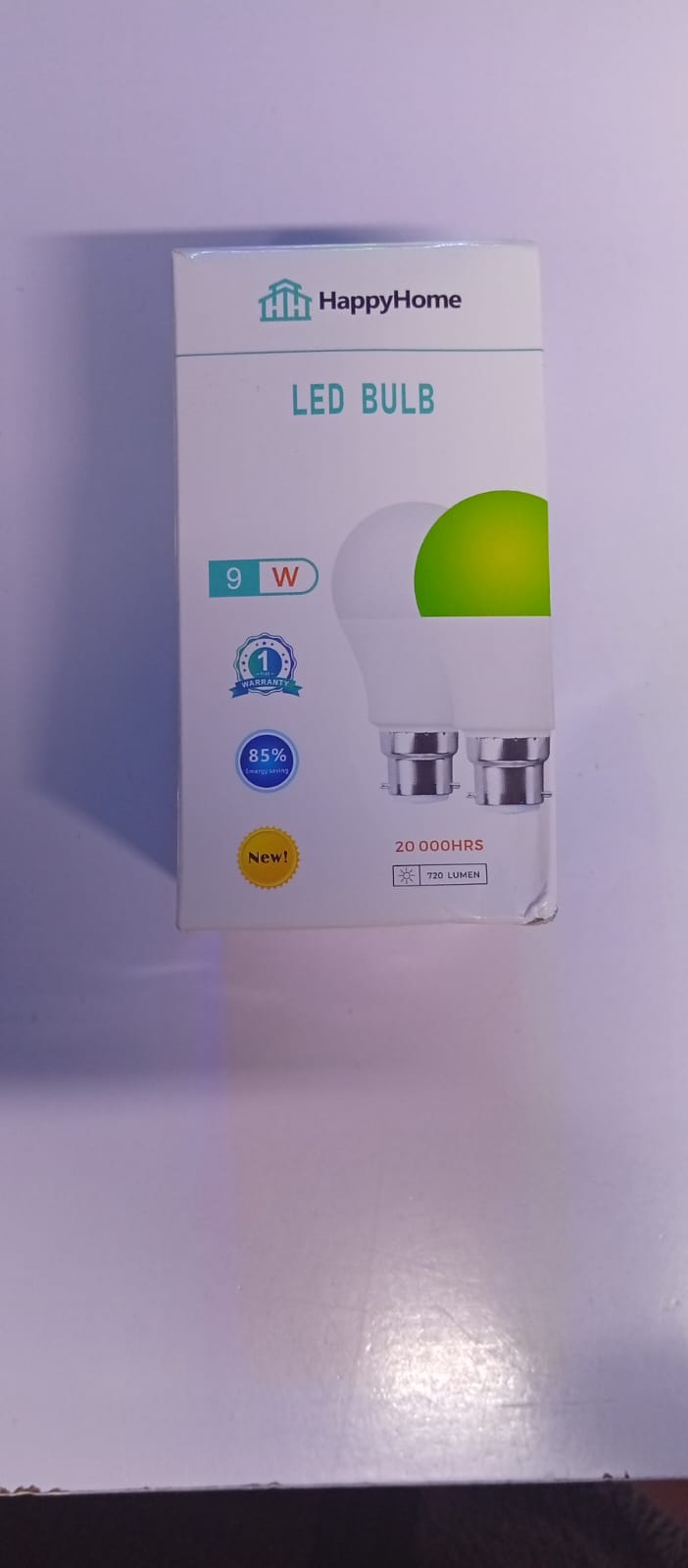 happy home bulb green 3 in 1 rated 9 wattsimage