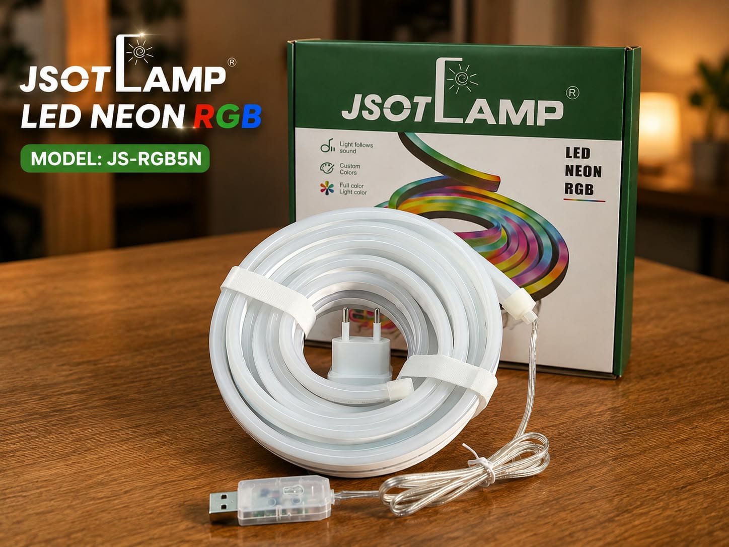 jsot neon lights 5 meters with light following soundimage