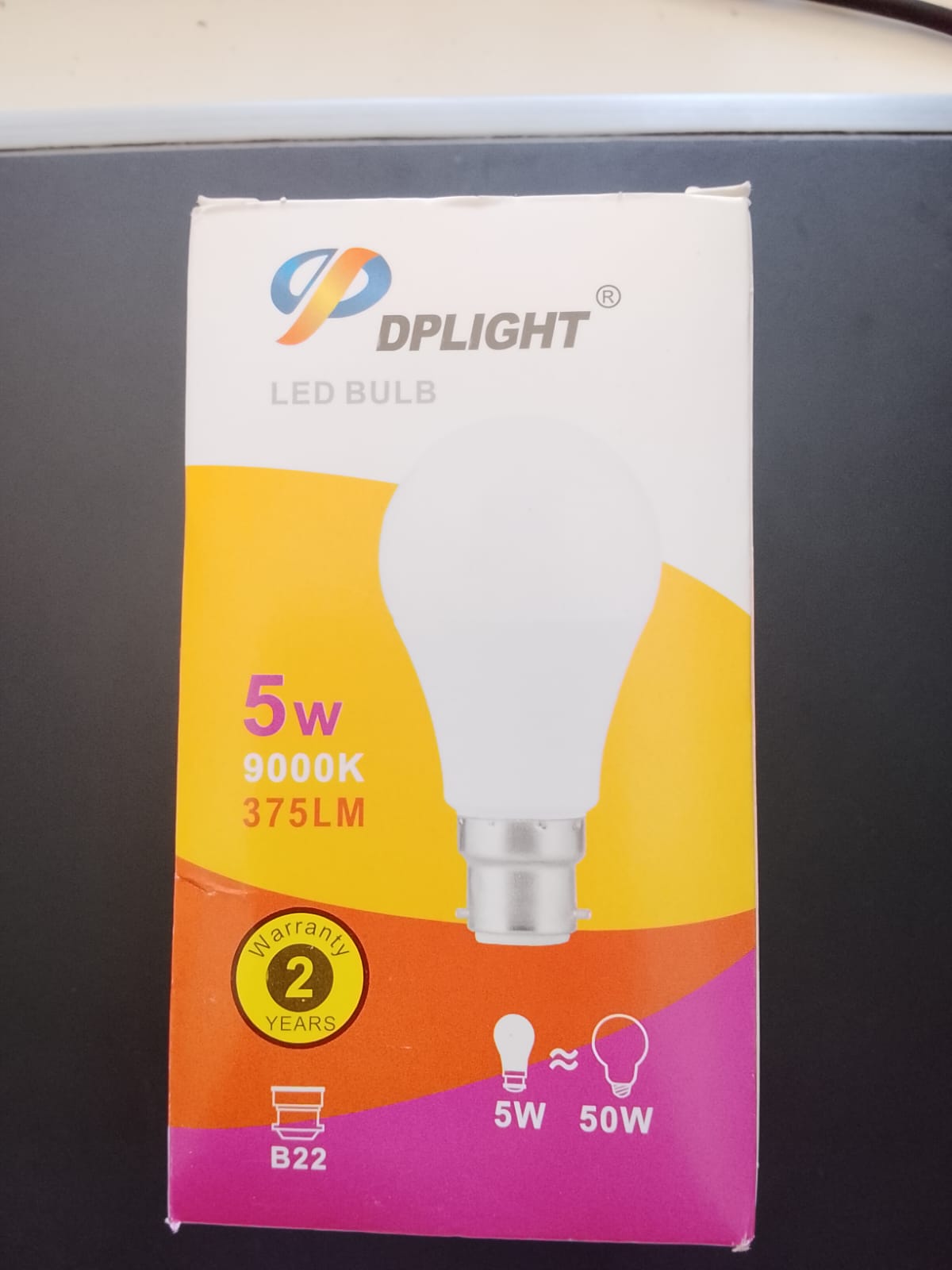 dp light bulb 5 watts led energy saverimage