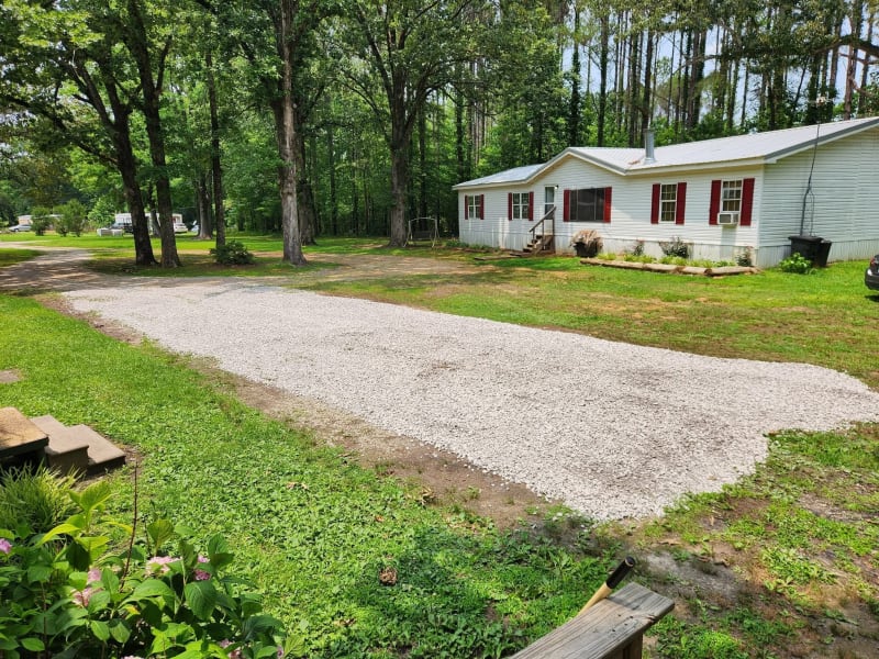 Gravel driveway - After