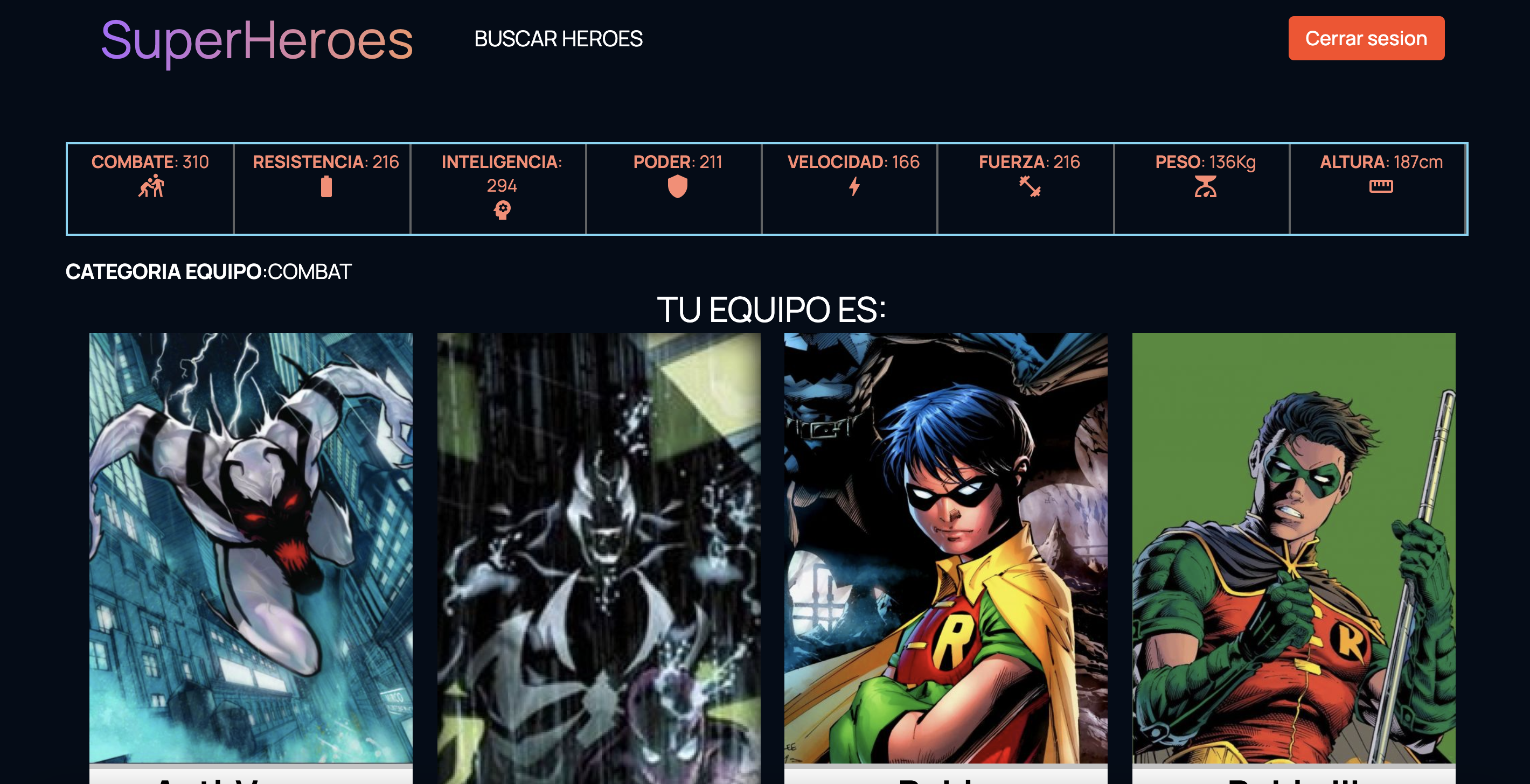 SuperHeroe App