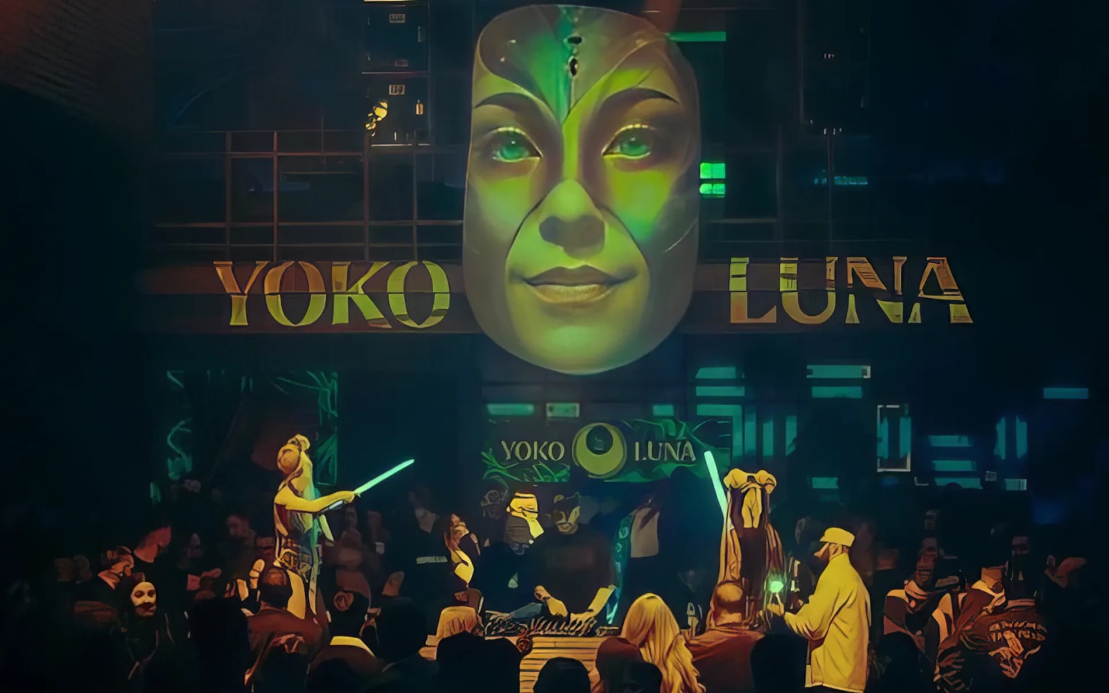 Yoko Luna 2024 — visual performance and mapping by DMTeam