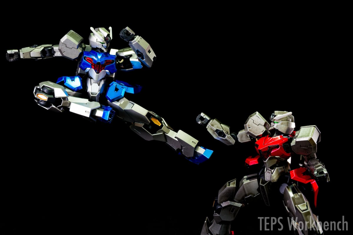 HG 1/144 ガンヴォルヴァ 2機同時制作記録｜色変えシミュレーションで2バリエーション