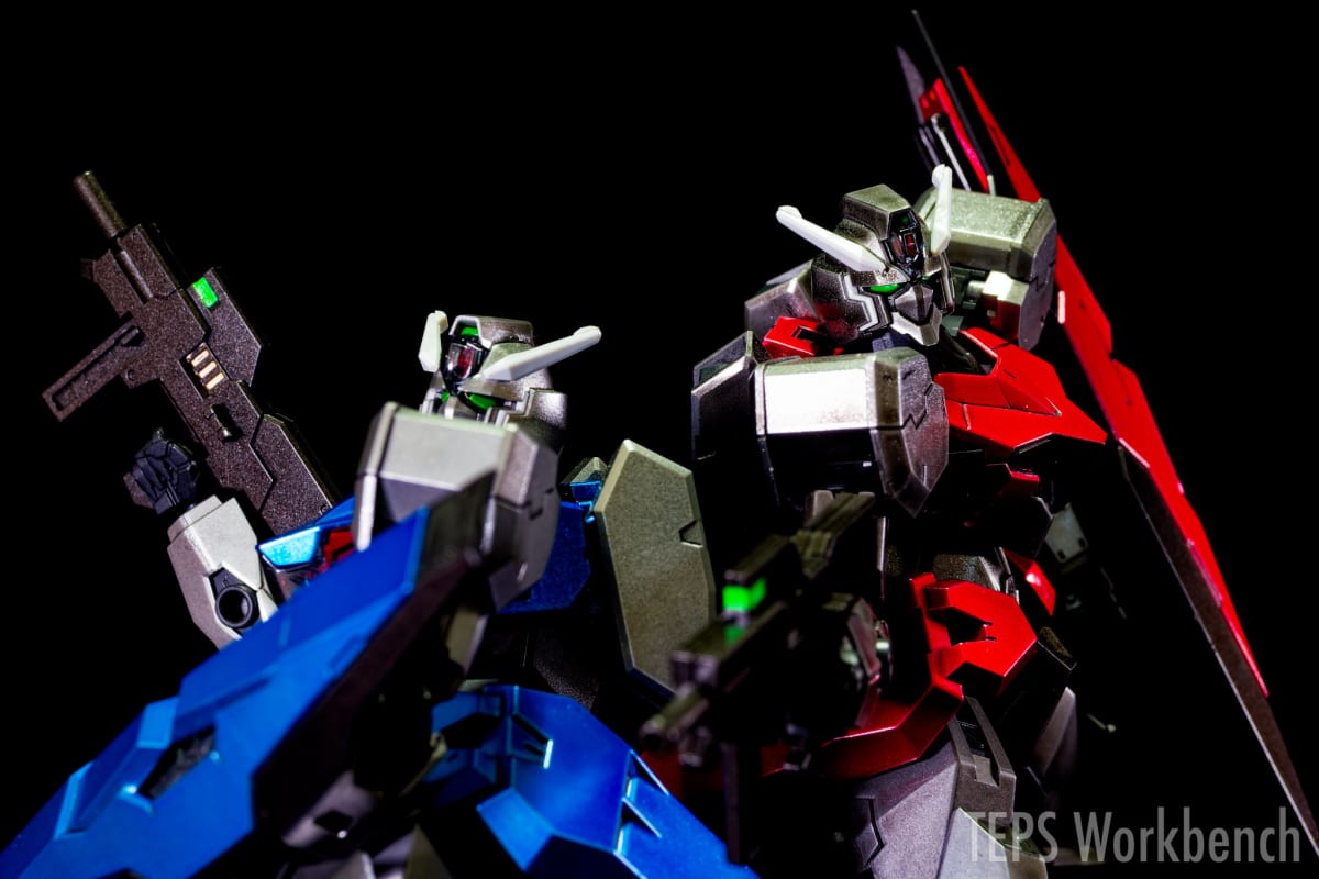 HG 1/144 ガンヴォルヴァ 2機同時制作記録｜色変えシミュレーションで2バリエーション