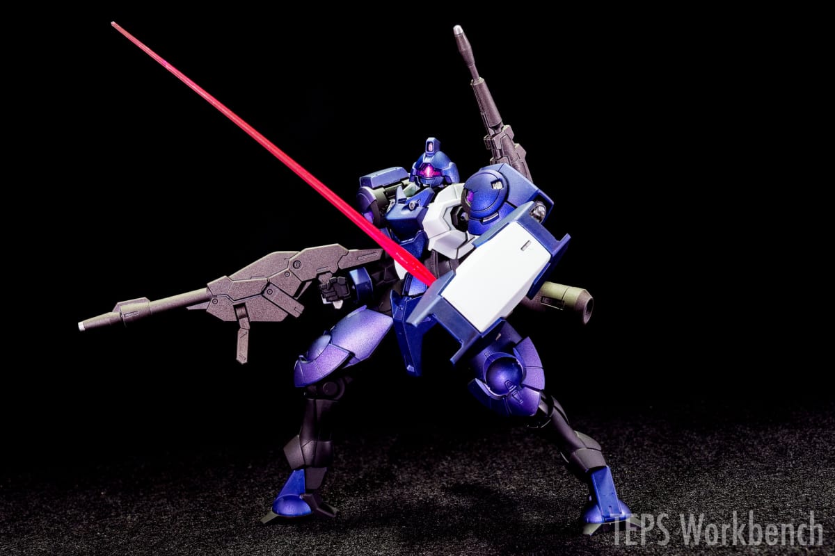 HG 1/144 ハインドリーシュトルム 製作記録｜マットキャンディ塗装に初挑戦した重厚なパープル機