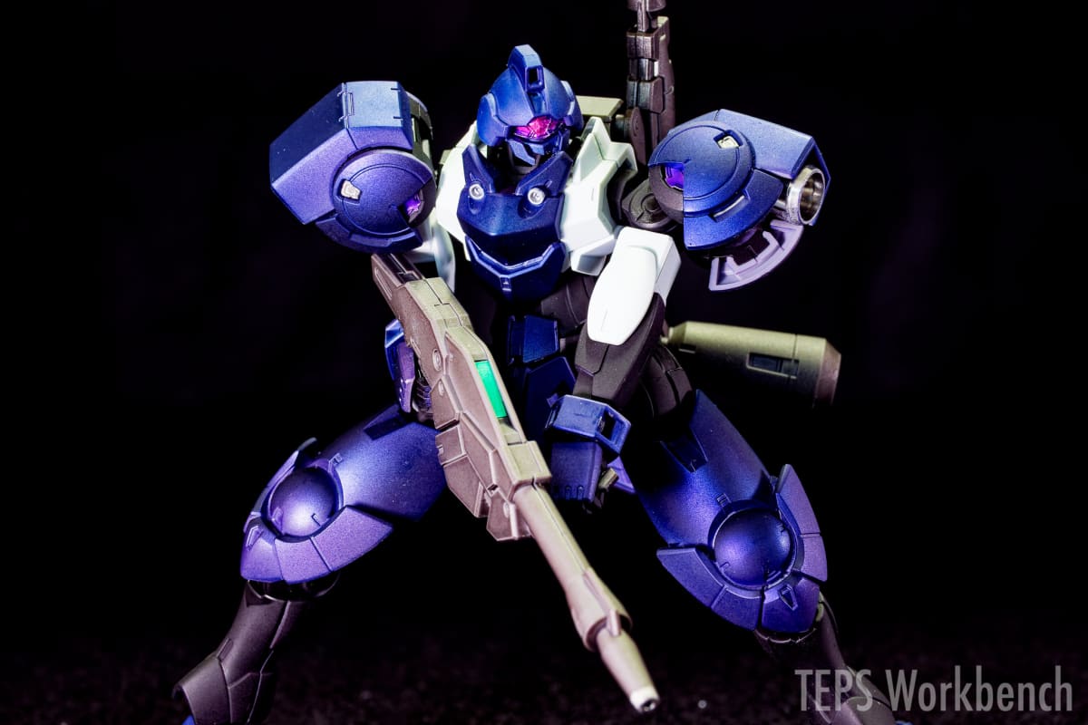 HG 1/144 ハインドリーシュトルム 製作記録｜マットキャンディ塗装に初挑戦した重厚なパープル機