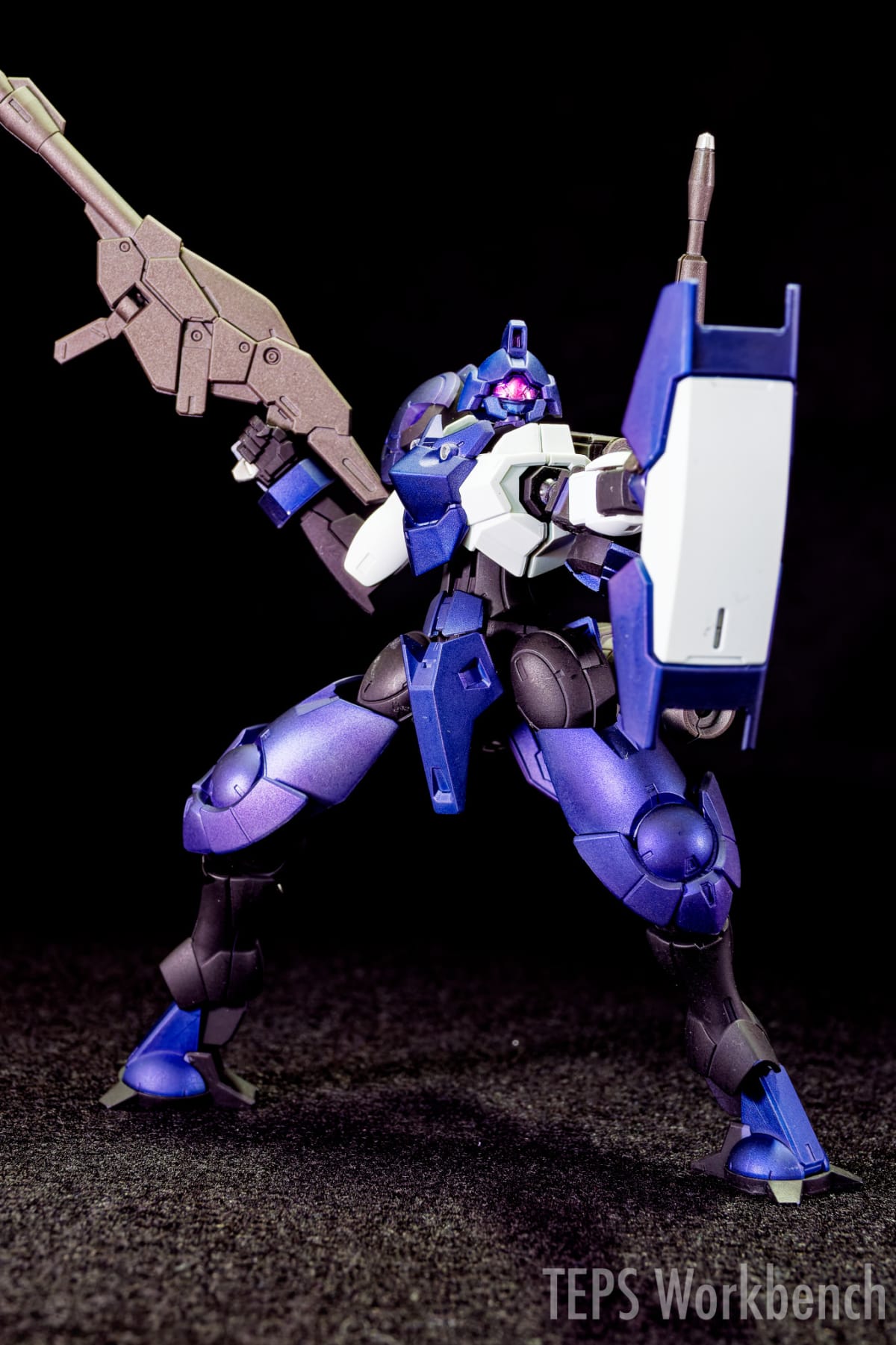 HG 1/144 ハインドリーシュトルム 製作記録｜マットキャンディ塗装に初挑戦した重厚なパープル機