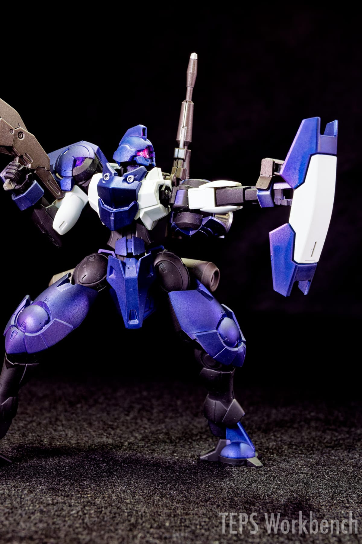 HG 1/144 ハインドリーシュトルム 製作記録｜マットキャンディ塗装に初挑戦した重厚なパープル機
