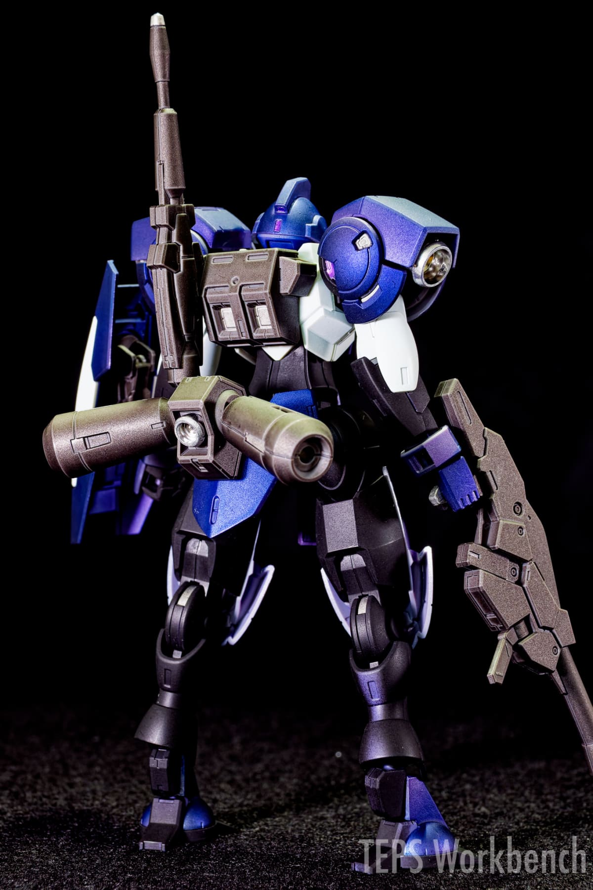 HG 1/144 ハインドリーシュトルム 製作記録｜マットキャンディ塗装に初挑戦した重厚なパープル機