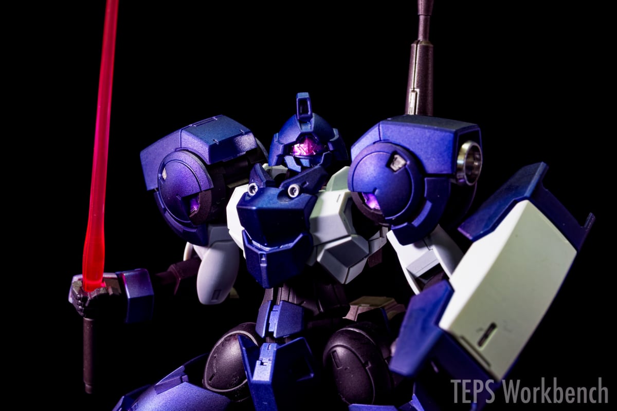 HG 1/144 ハインドリーシュトルム 製作記録｜マットキャンディ塗装に初挑戦した重厚なパープル機